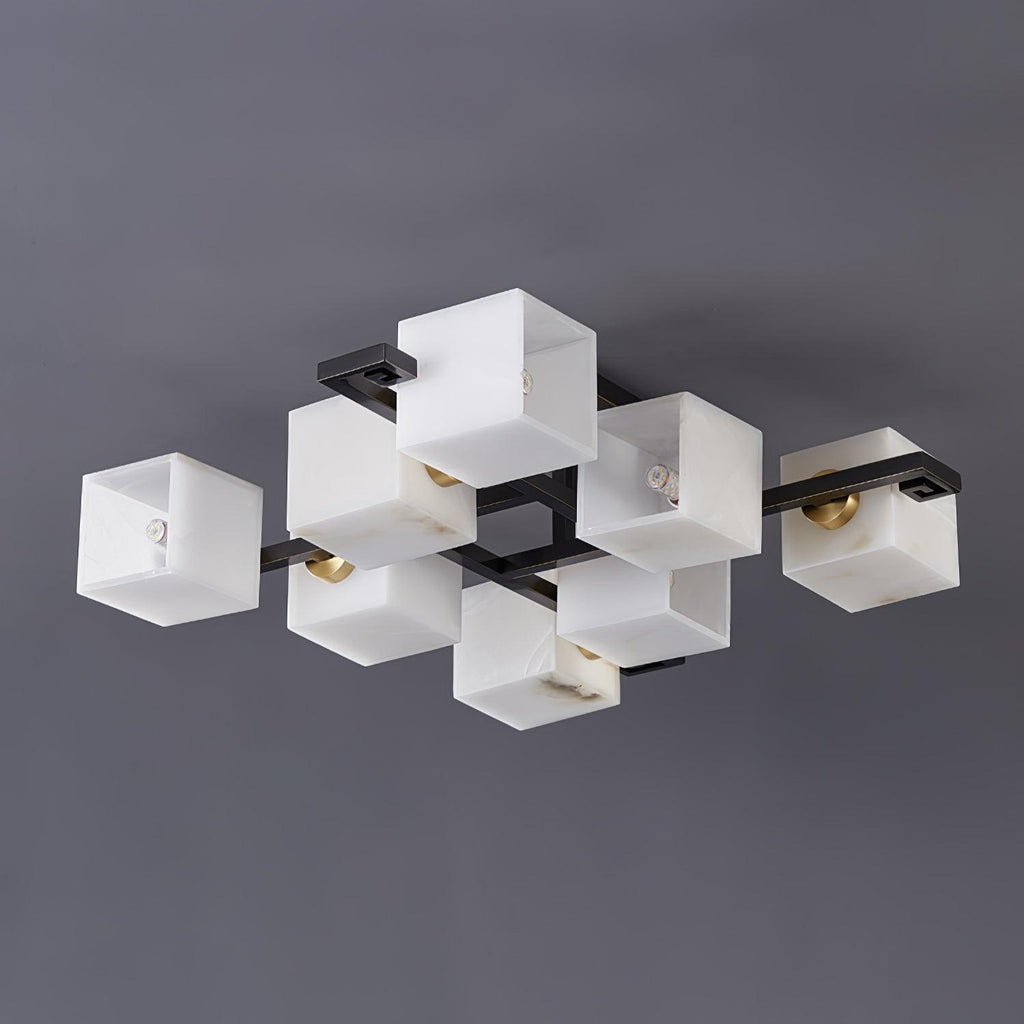 Finverenis Alabaster Ceiling Light-Moonnatur