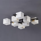 Finverenis Alabaster Ceiling Light-Moonnatur