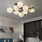 Finverenis Alabaster Ceiling Light-Moonnatur