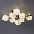 Finverenis Alabaster Ceiling Light-Moonnatur