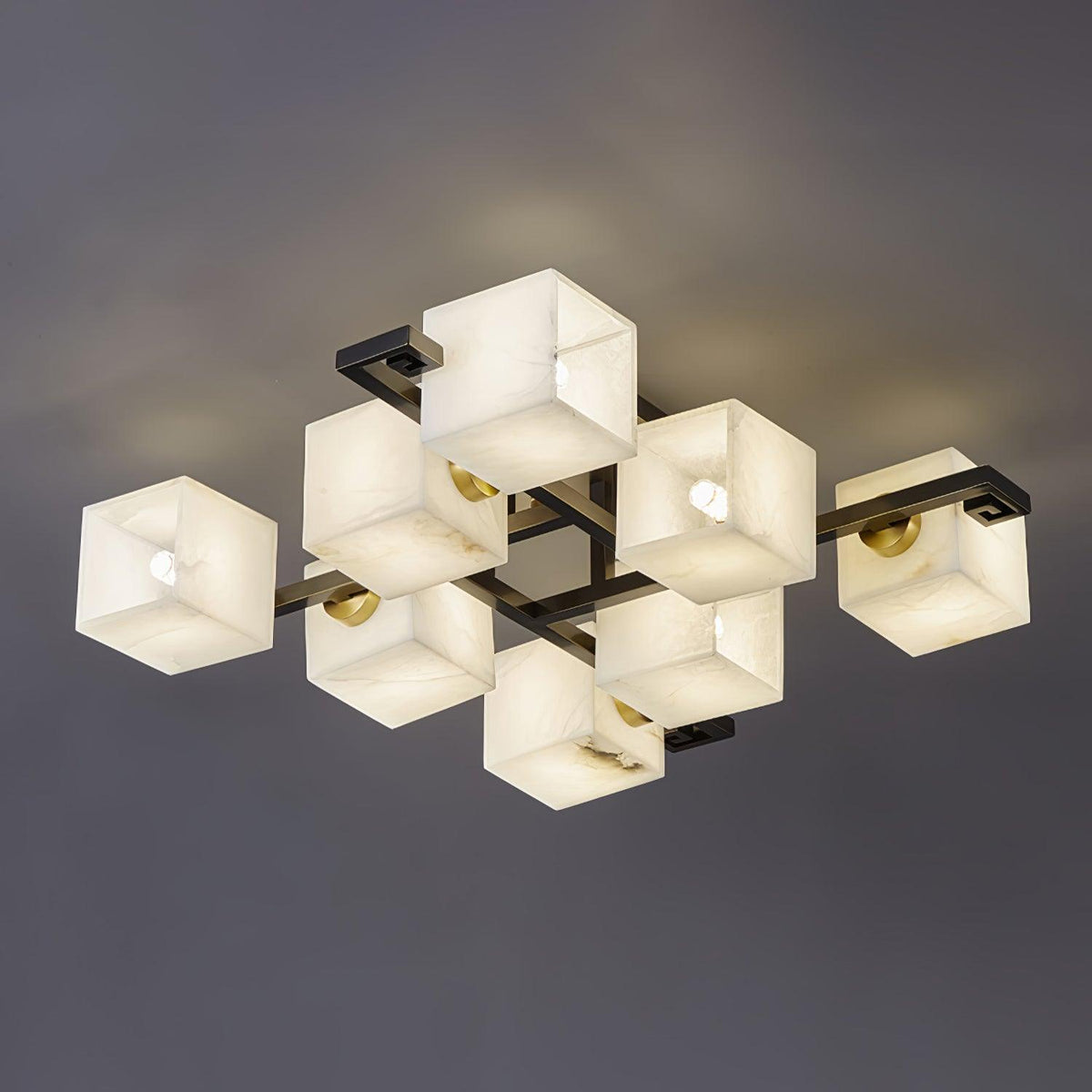 Finverenis Alabaster Ceiling Light-Moonnatur