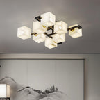 Finverenis Alabaster Ceiling Light-Moonnatur