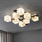 Finverenis Alabaster Ceiling Light-Moonnatur