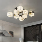 Finverenis Alabaster Ceiling Light-Moonnatur