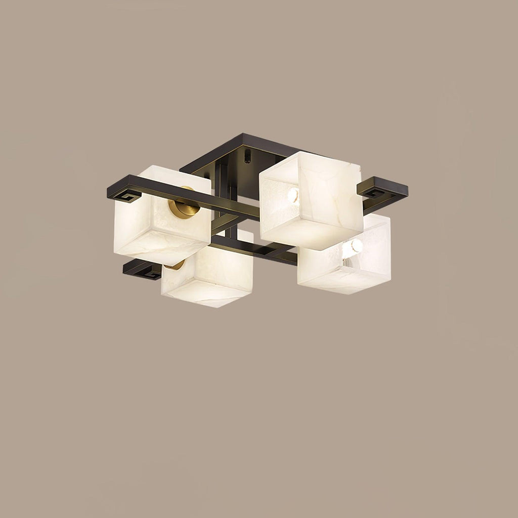 Finverenis Alabaster Ceiling Light-Moonnatur