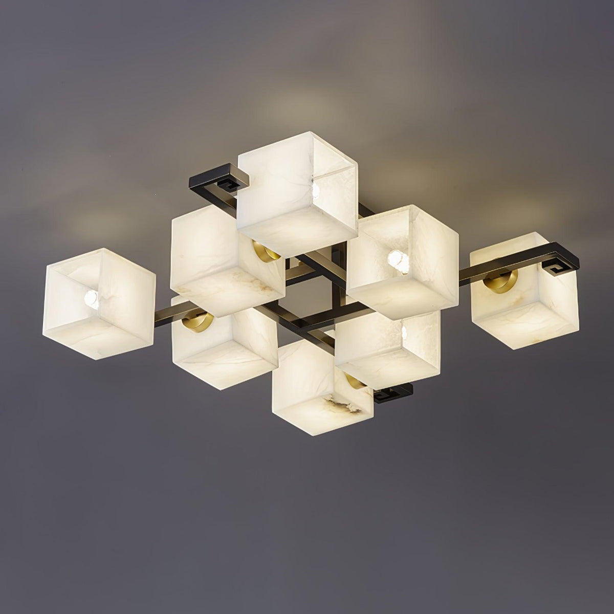Finverenis Alabaster Ceiling Light-Moonnatur