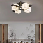 Finverenis Alabaster Ceiling Light-Moonnatur