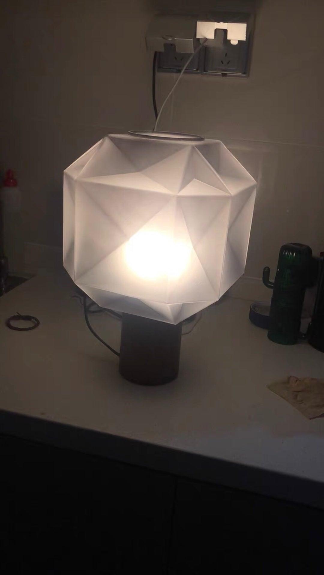 Umorelle Glass Table Lamp-Moonnatur