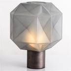 Umorelle Glass Table Lamp-Moonnatur