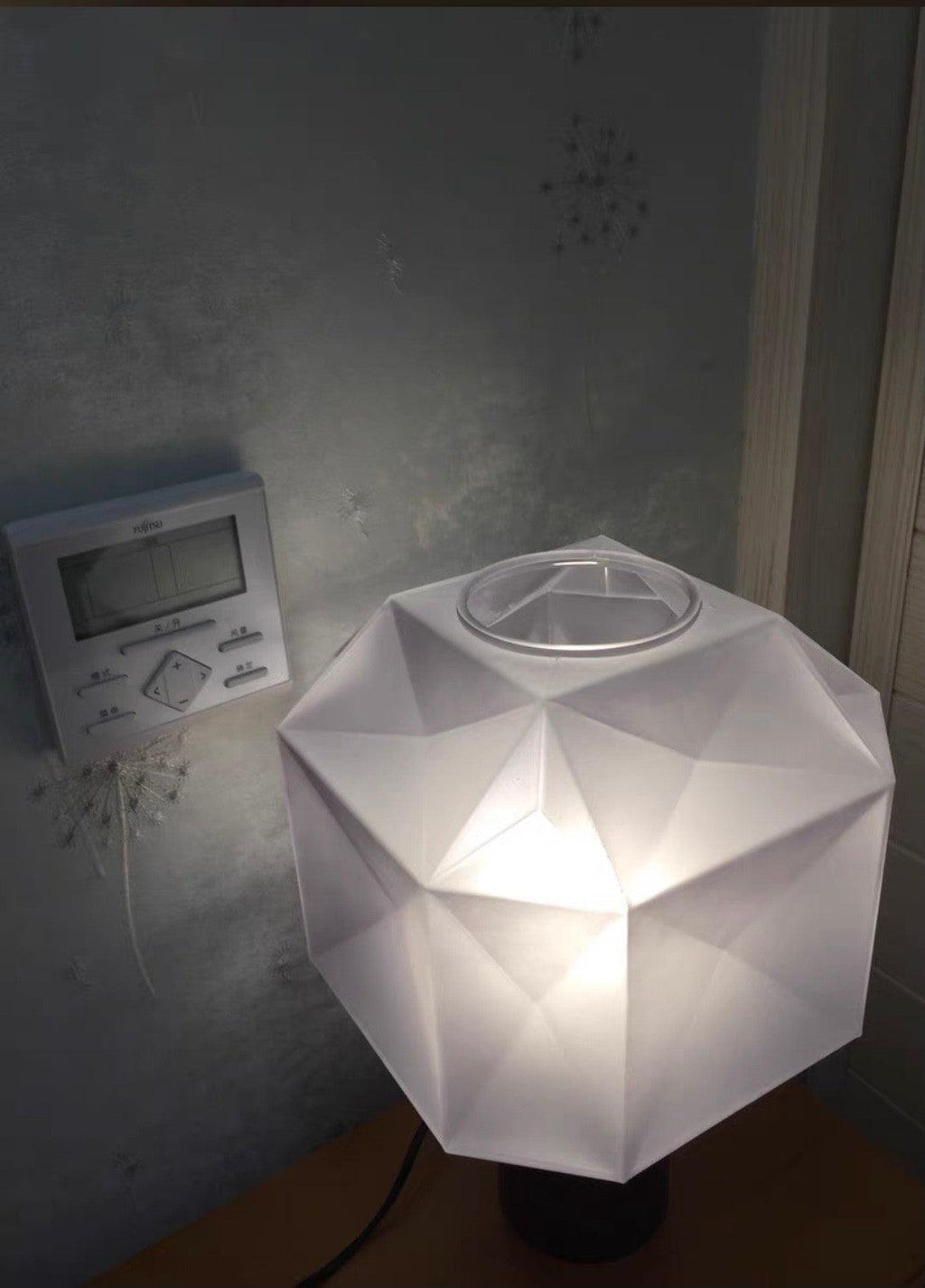 Umorelle Glass Table Lamp-Moonnatur