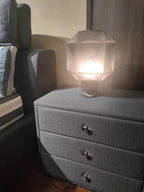 Umorelle Glass Table Lamp-Moonnatur
