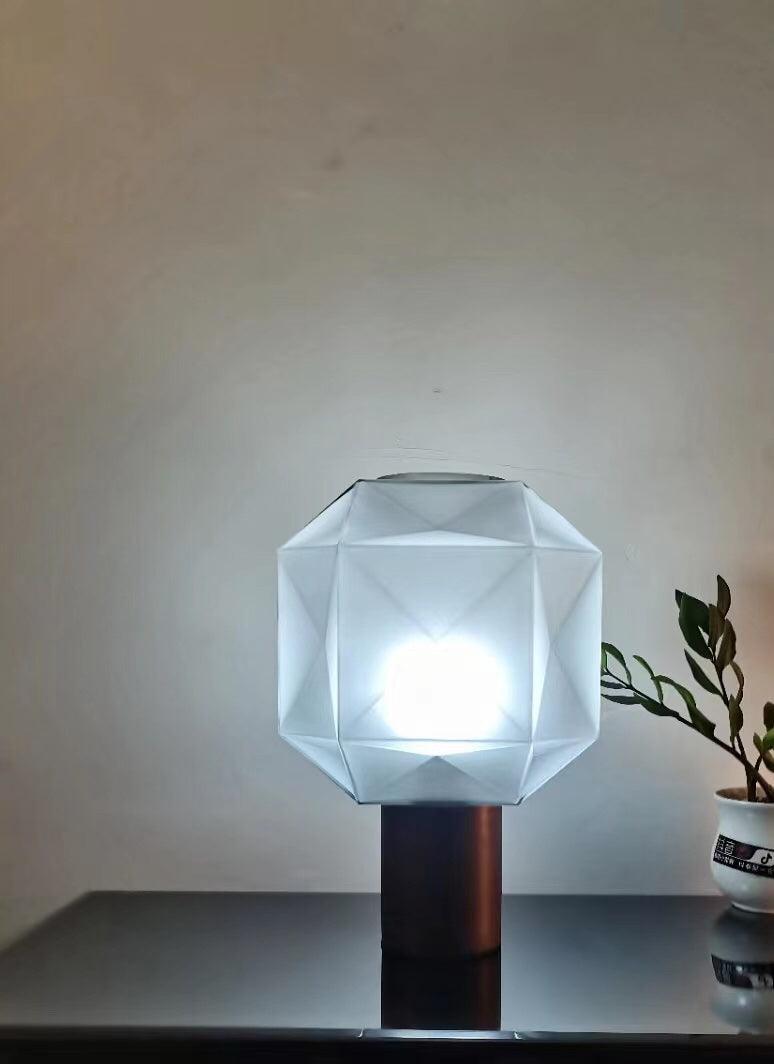 Umorelle Glass Table Lamp-Moonnatur