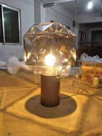 Umorelle Glass Table Lamp-Moonnatur