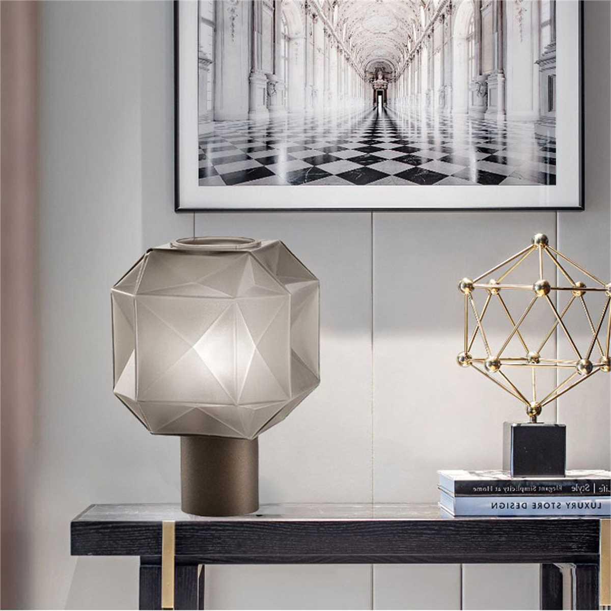 Umorelle Glass Table Lamp-Moonnatur