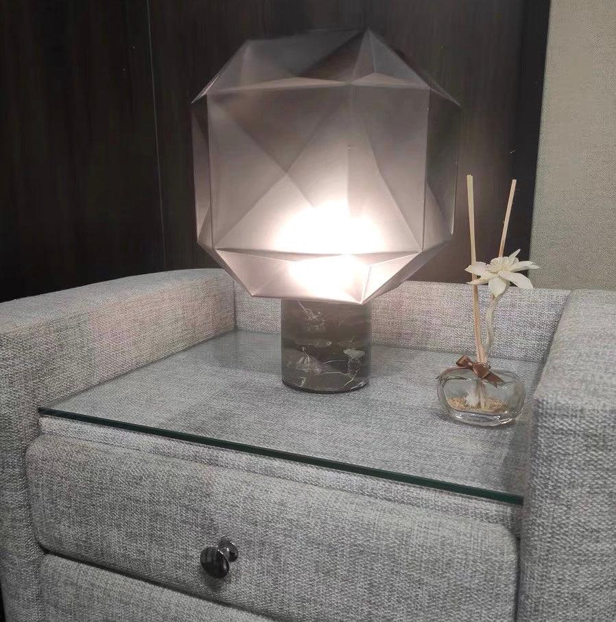 Umorelle Glass Table Lamp-Moonnatur