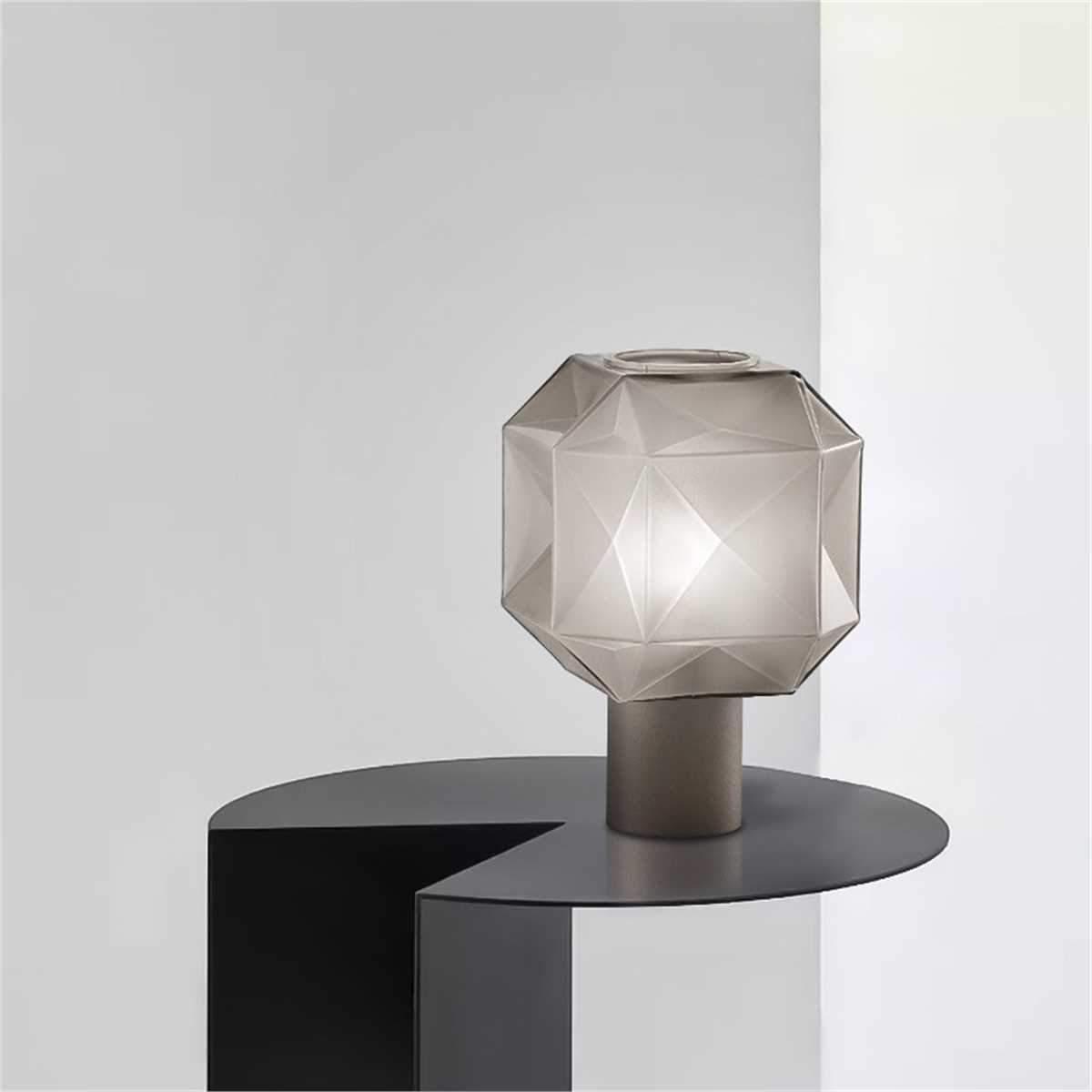 Umorelle Glass Table Lamp-Moonnatur