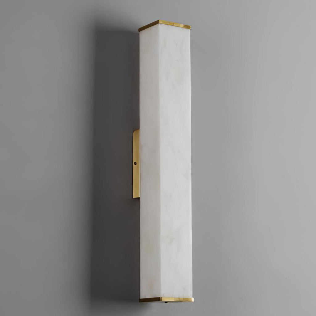 Whitenholm Alabaster Wall Light-Moonnatur
