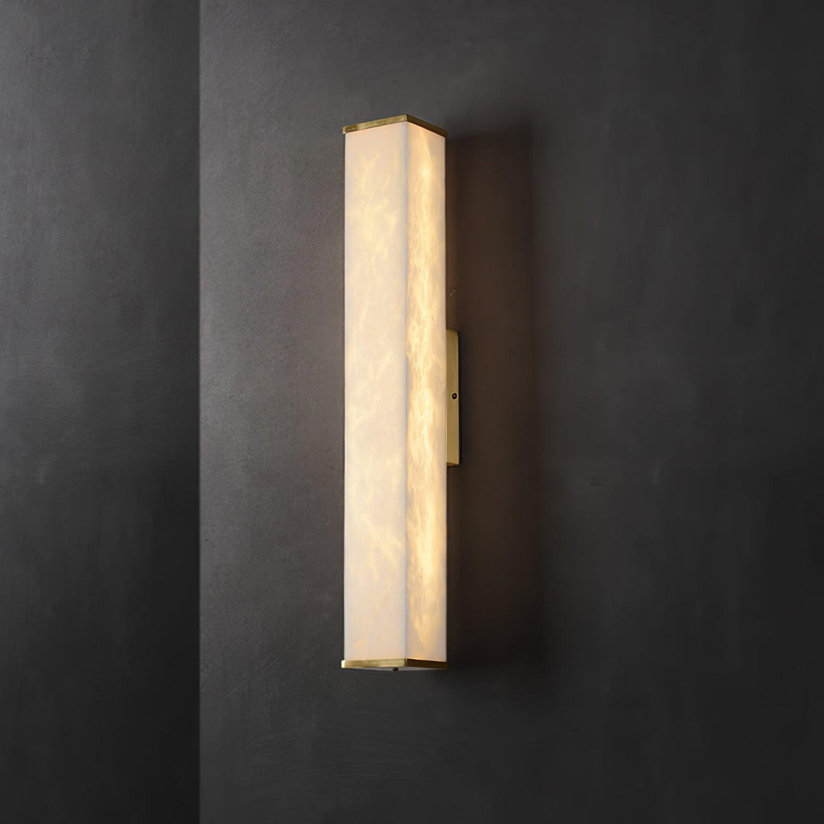 Whitenholm Alabaster Wall Light-Moonnatur