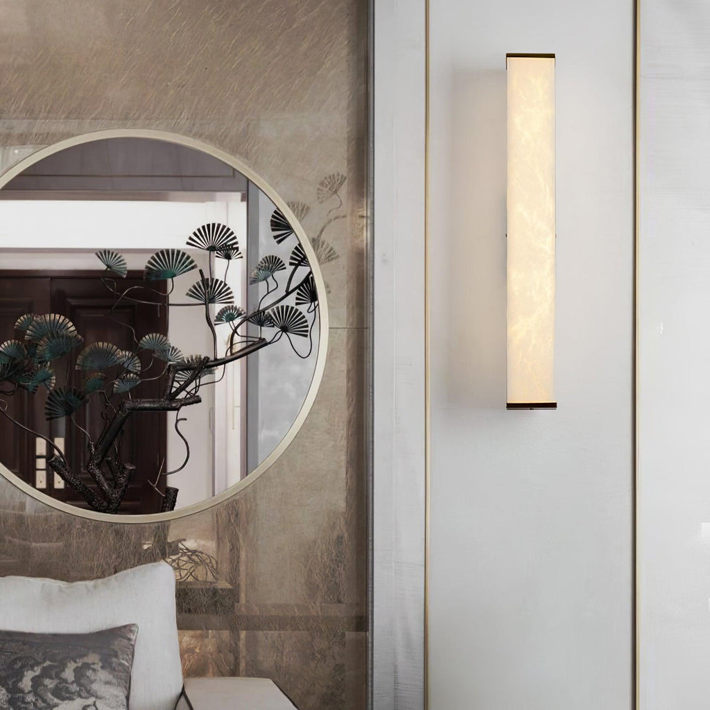 Whitenholm Alabaster Wall Light-Moonnatur