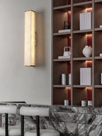 Whitenholm Alabaster Wall Light-Moonnatur
