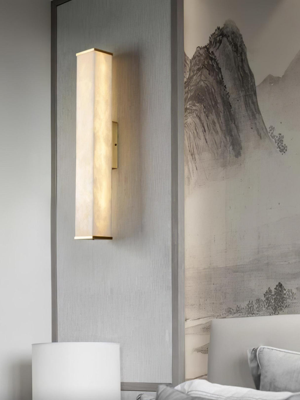 Whitenholm Alabaster Wall Light-Moonnatur