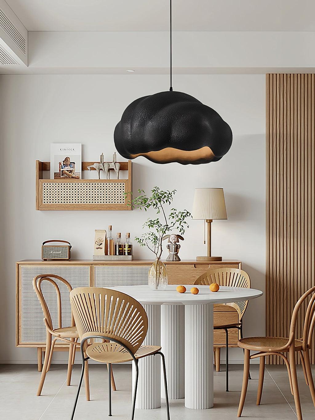 Tirena Polystyrene Pendant Light-Moonnatur