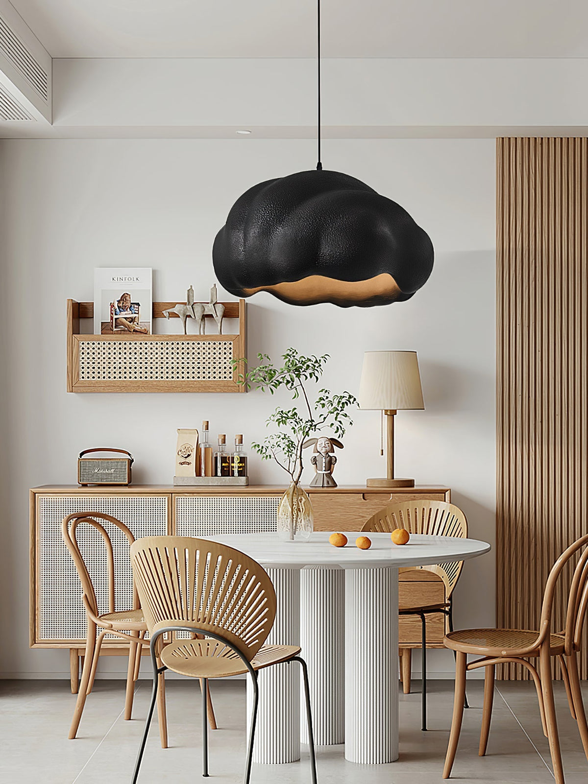 Tirena Polystyrene Pendant Light-Moonnatur