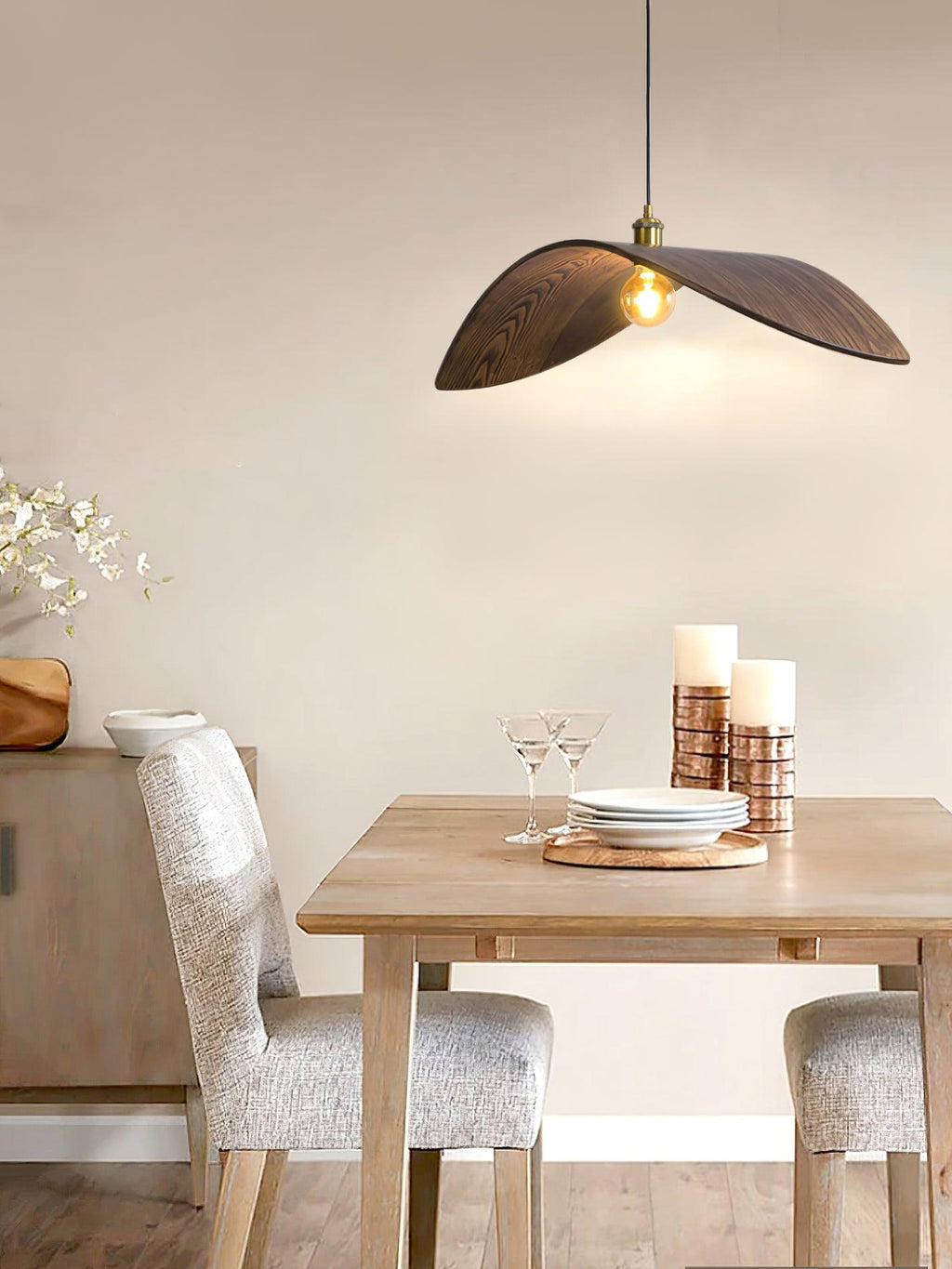 Barrowune Ash Pendant Light-Moonnatur