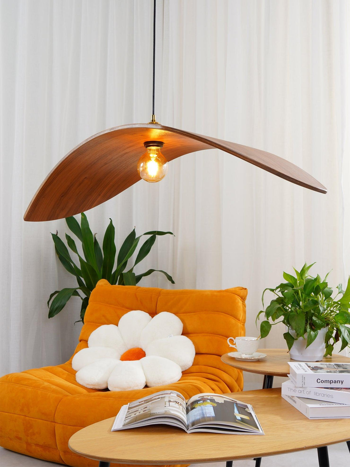 Barrowune Ash Pendant Light-Moonnatur