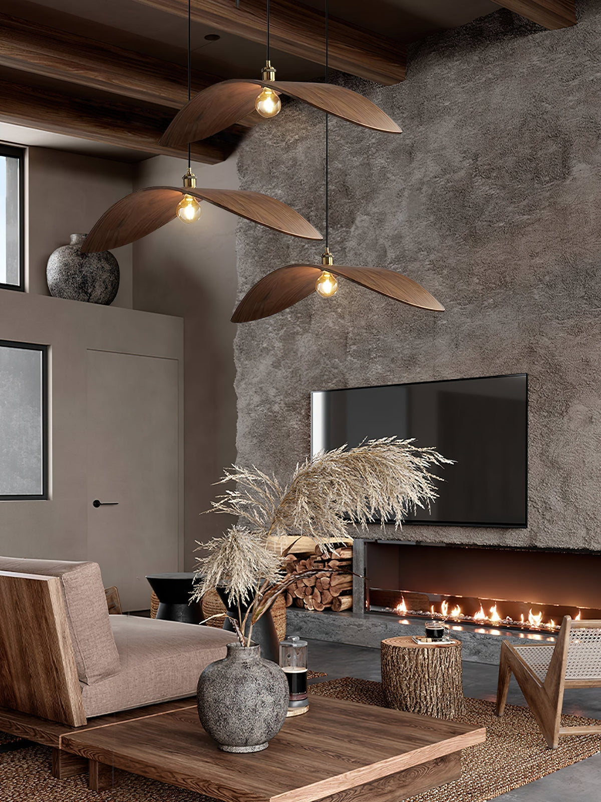 Barrowune Ash Pendant Light-Moonnatur