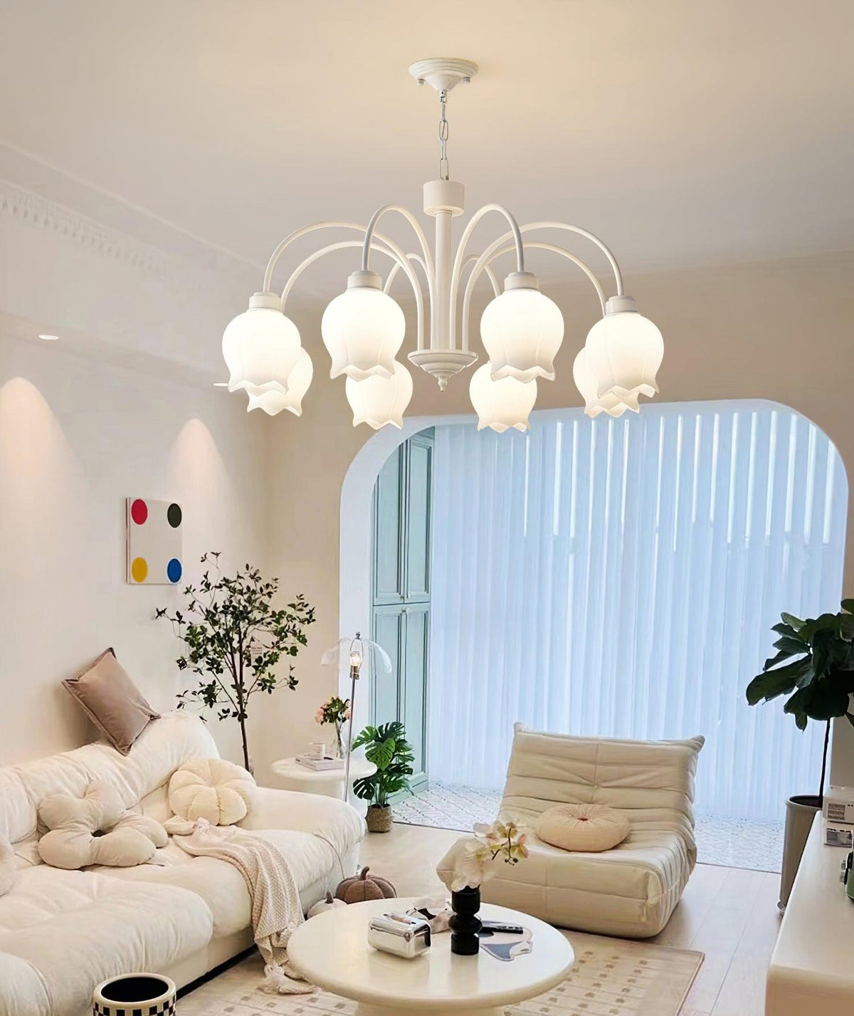 Wyrenera Acrylic Chandelier-Moonnatur