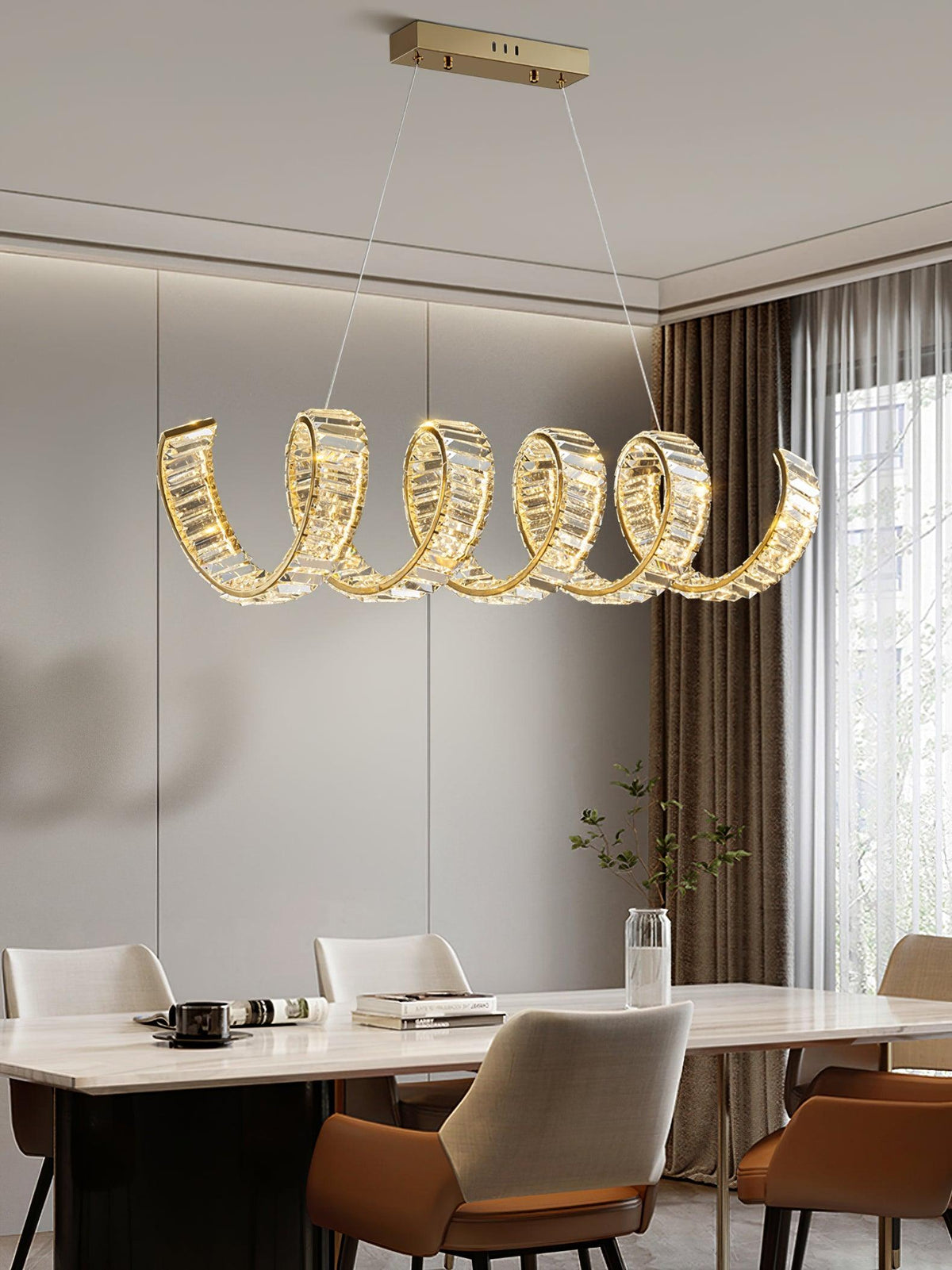 Embrlyn Crystal Chandelier-Moonnatur
