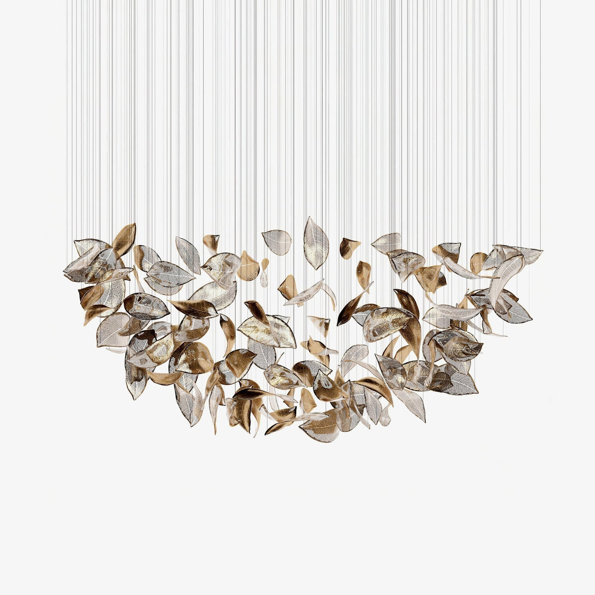Helmira Glass Chandelier-Moonnatur
