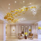 Hadrenia Glass Chandelier-Moonnatur