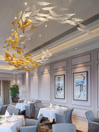 Hadrenia Glass Chandelier-Moonnatur