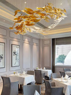Hadrenia Glass Chandelier-Moonnatur