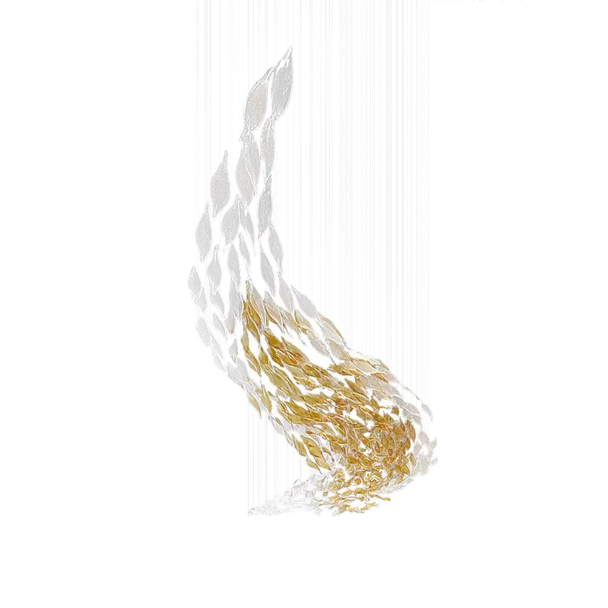 Hadrenia Glass Chandelier-Moonnatur