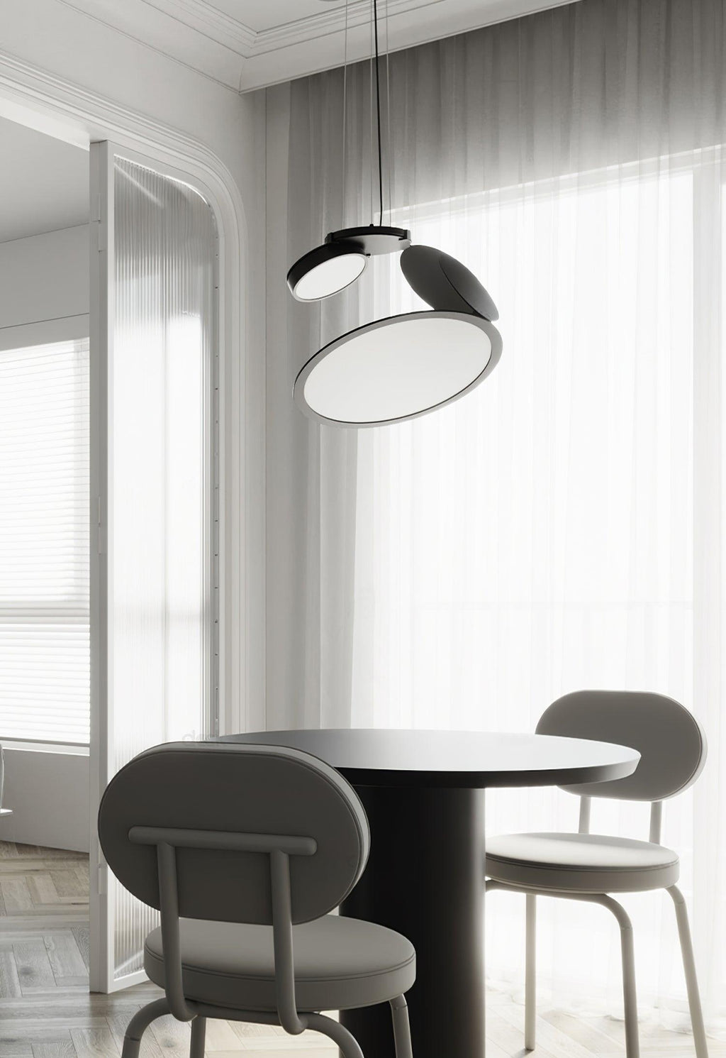 Garnelelis Aluminium Pendant Light-Moonnatur