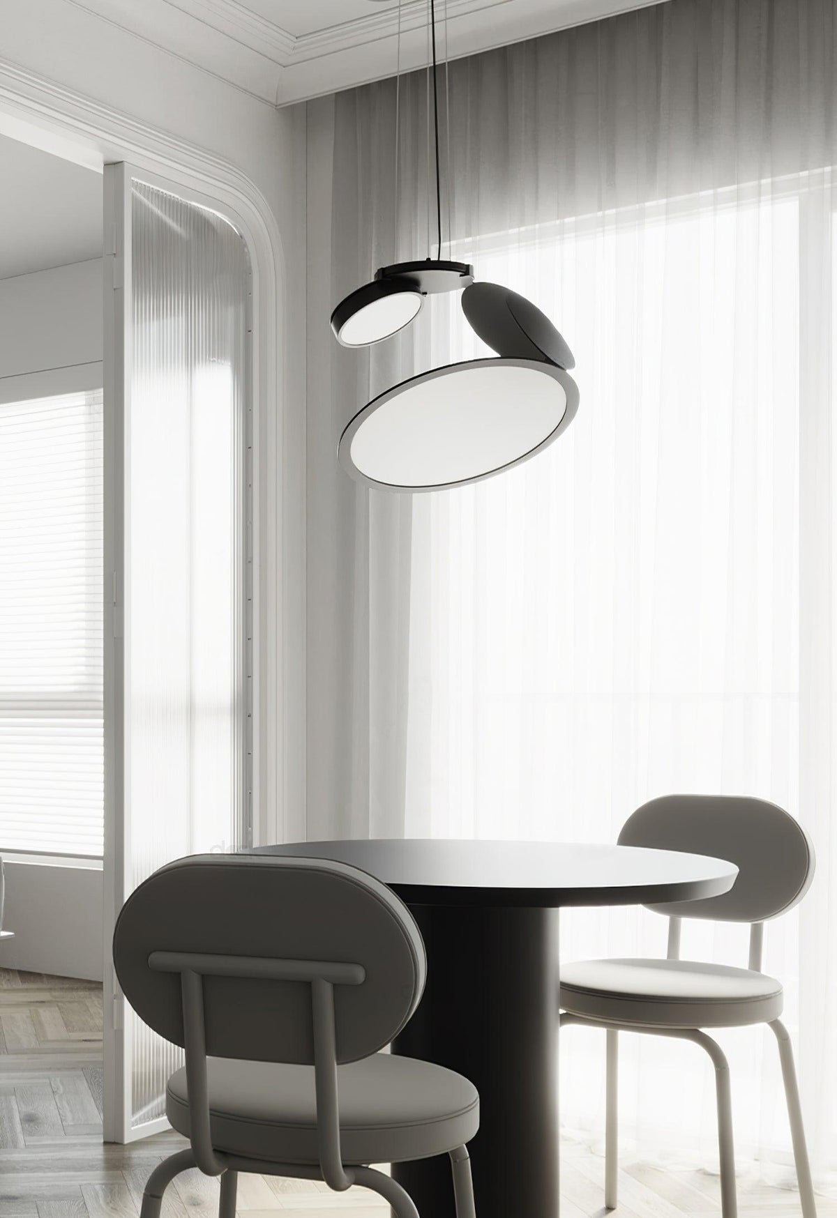 Garnelelis Aluminium Pendant Light-Moonnatur
