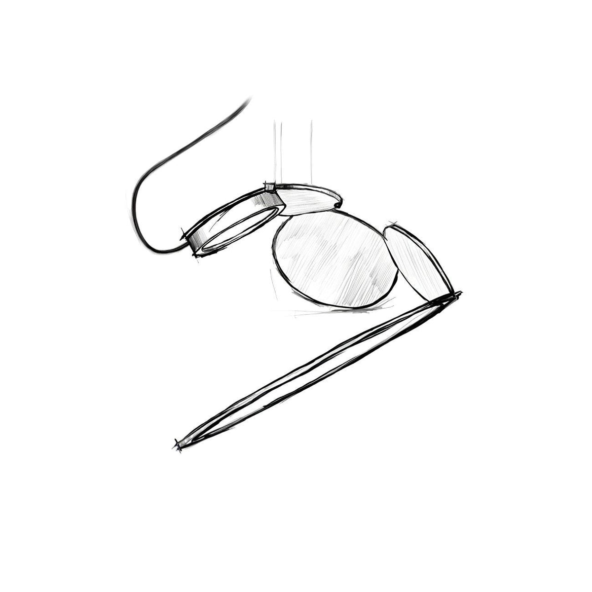 Garnelelis Aluminium Pendant Light-Moonnatur