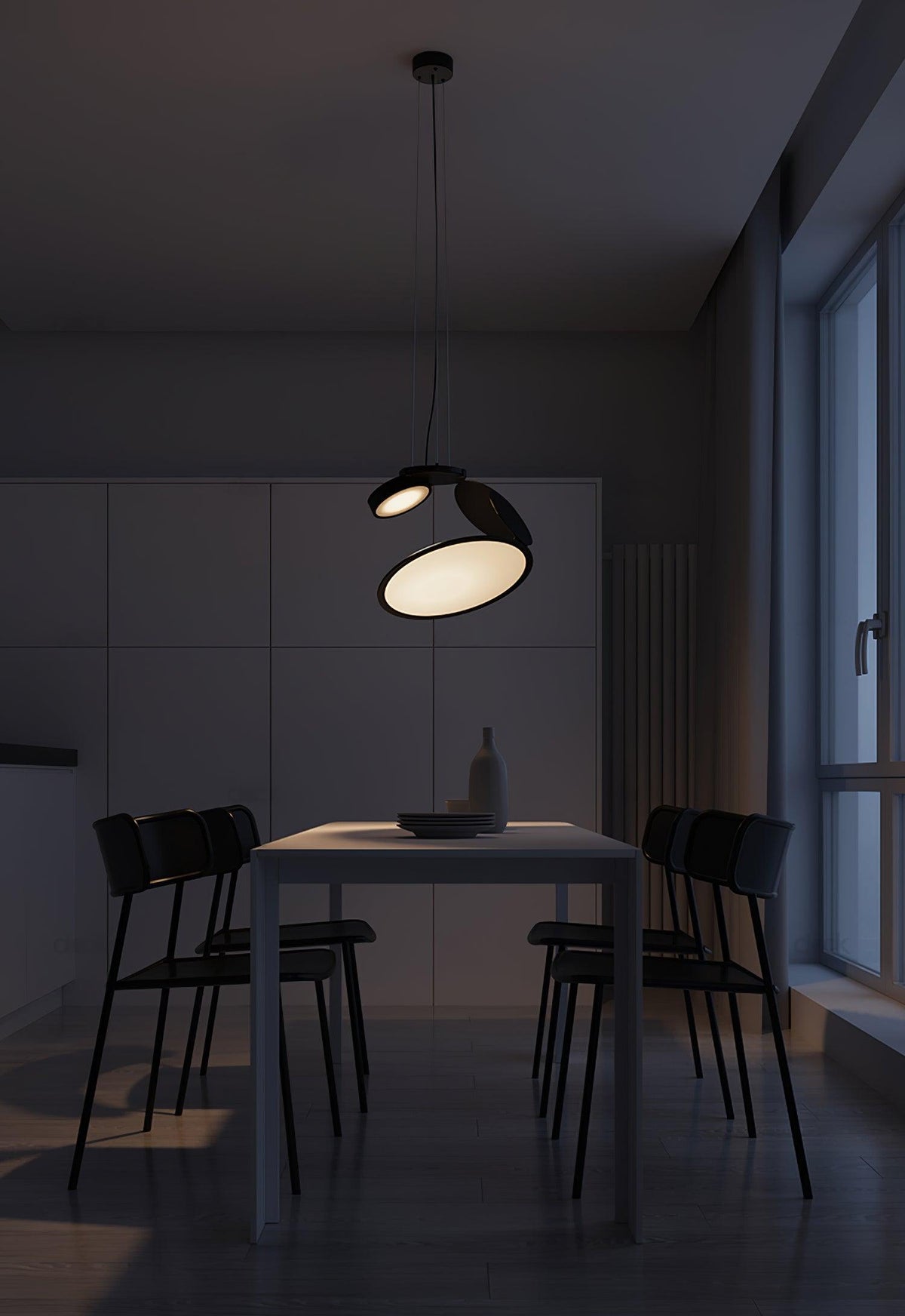 Garnelelis Aluminium Pendant Light-Moonnatur