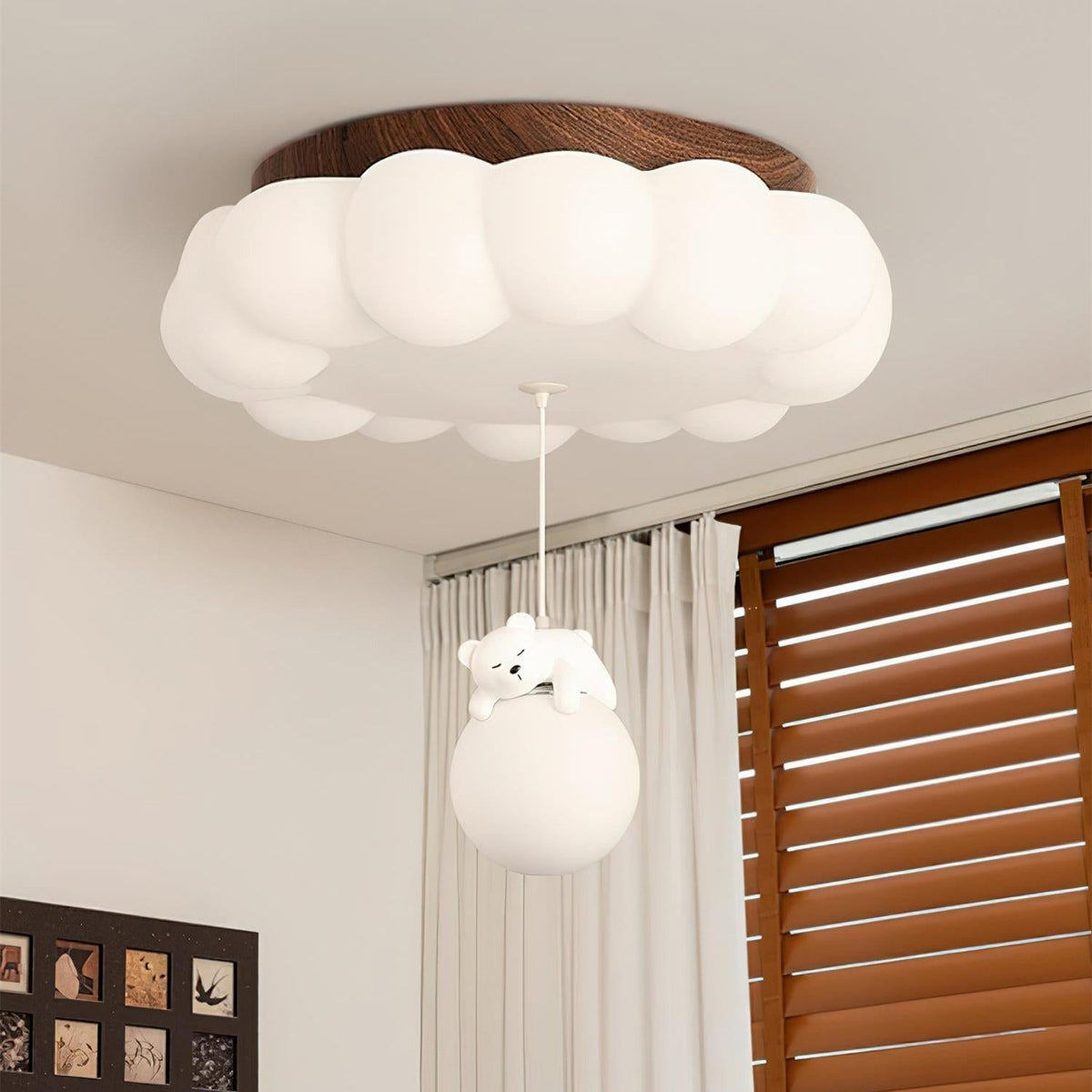 Nethenhaven Acrylic Ceiling Light-Moonnatur