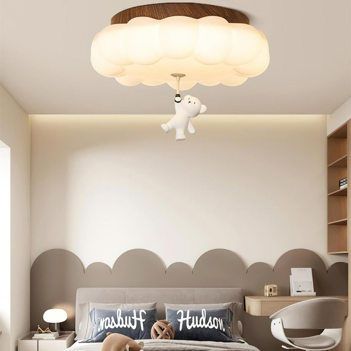 Nethenhaven Acrylic Ceiling Light-Moonnatur