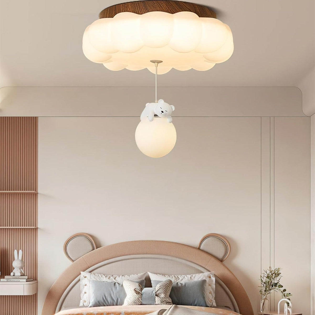 Nethenhaven Acrylic Ceiling Light-Moonnatur