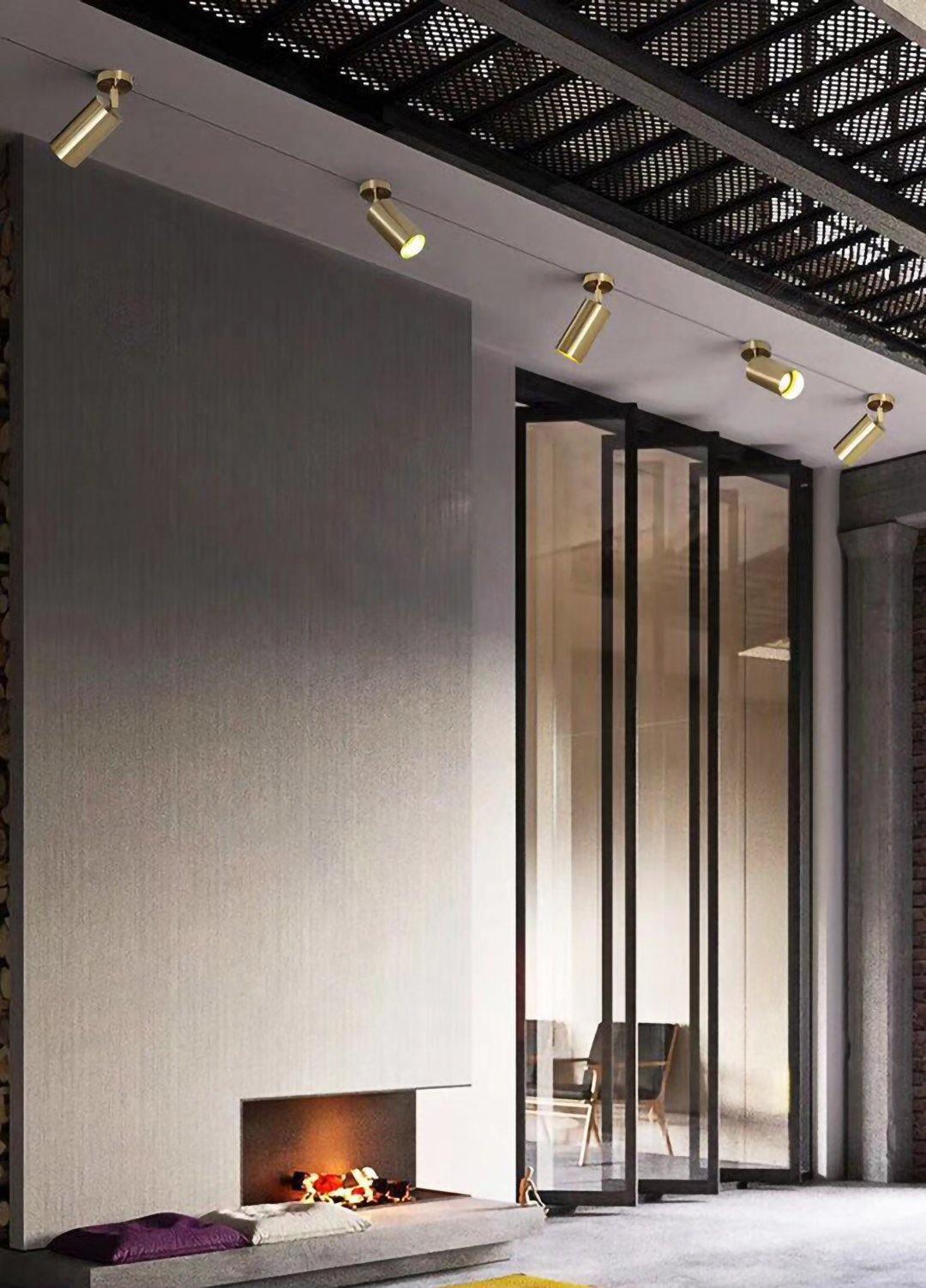 Jarvenera Brass Ceiling Light-Moonnatur