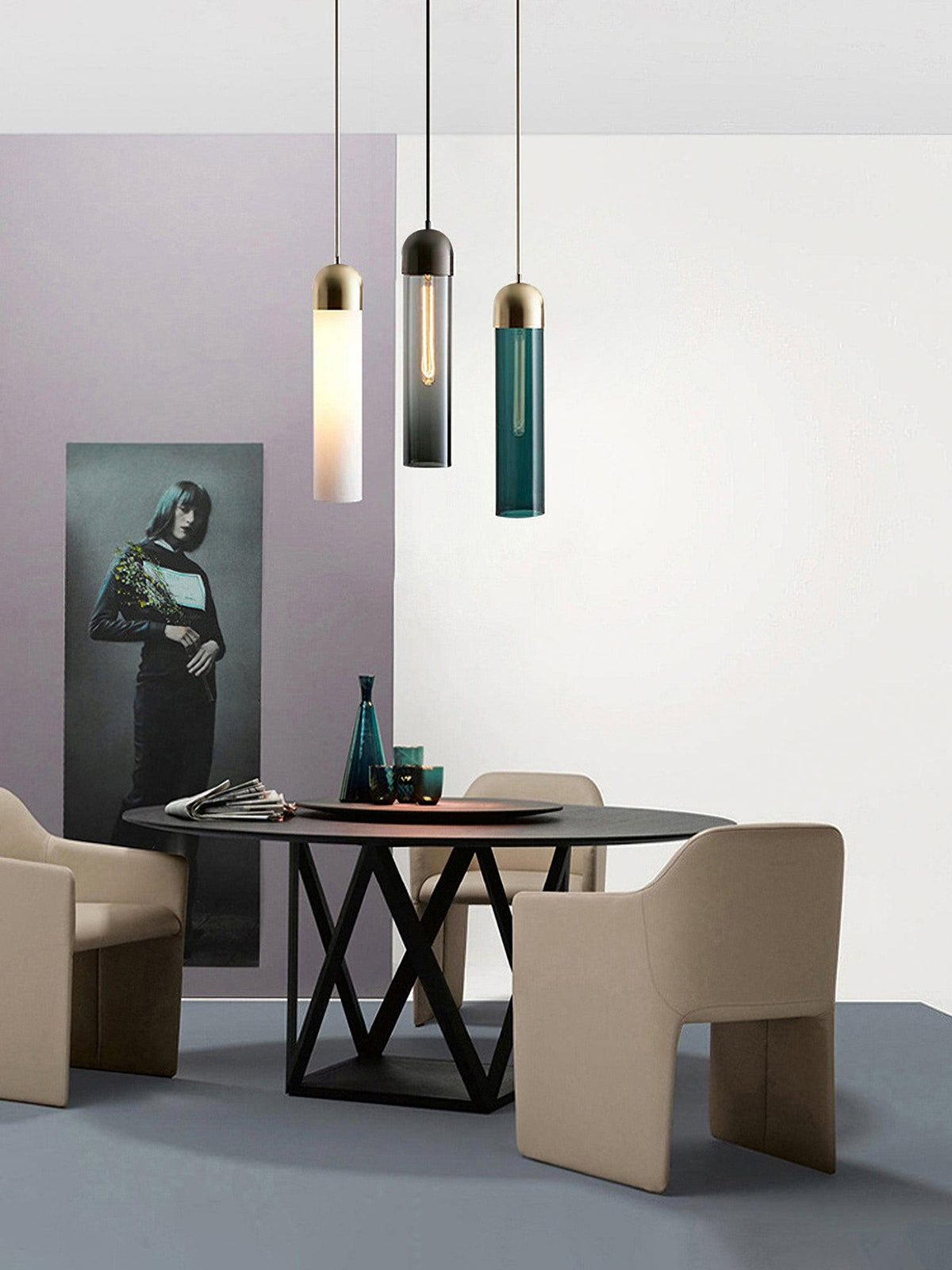 Idenis Glass Pendant Light-Moonnatur