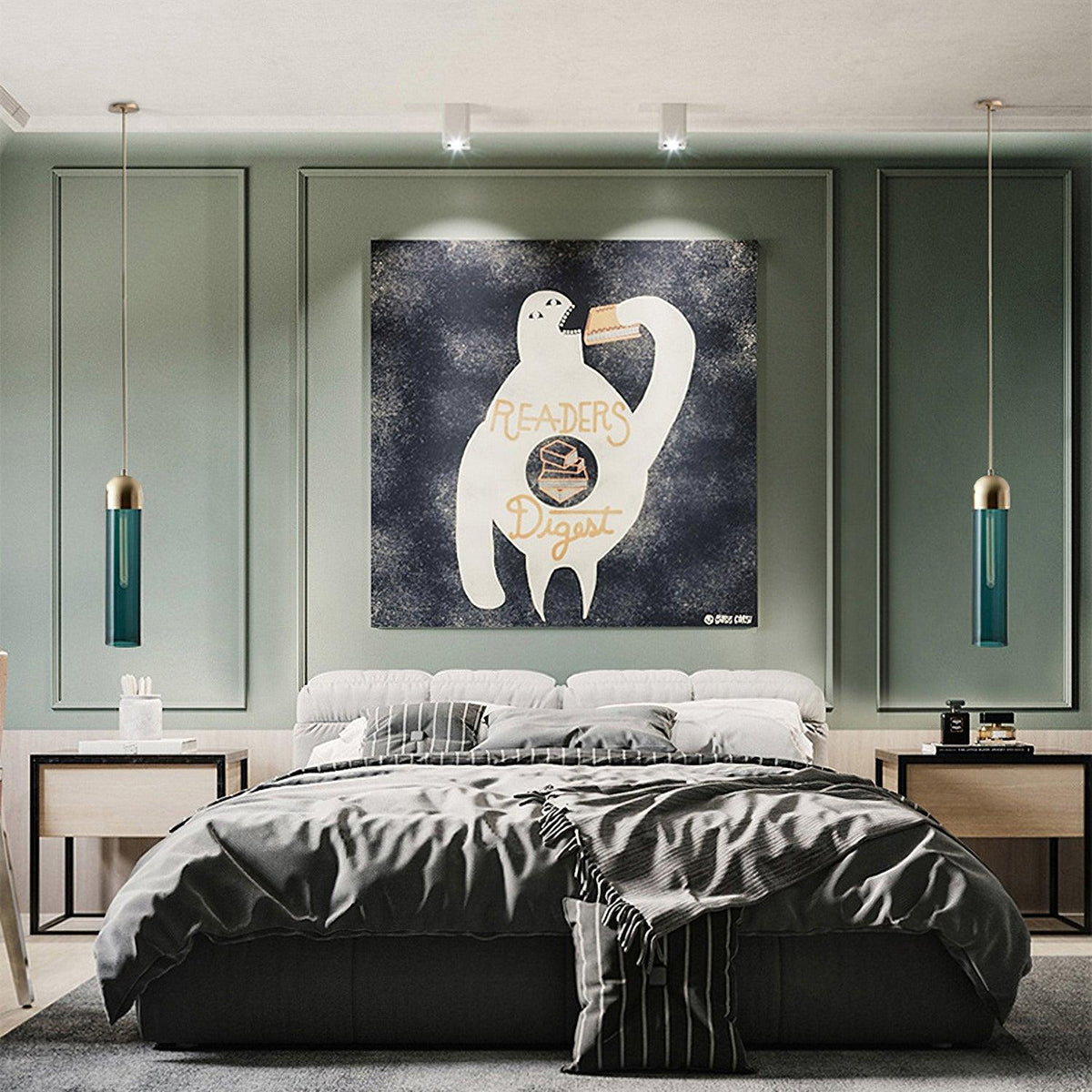 Idenis Glass Pendant Light-Moonnatur