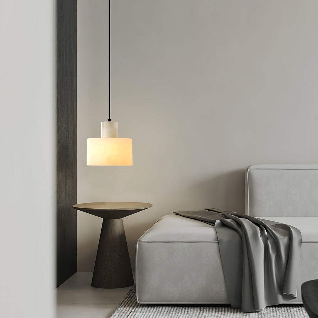 Caldenrose Alabaster Pendant Light-Moonnatur