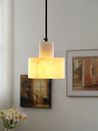 Caldenrose Alabaster Pendant Light-Moonnatur