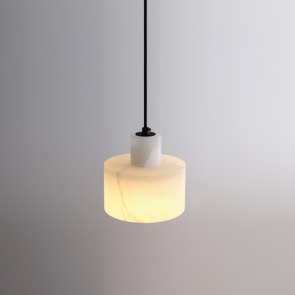 Caldenrose Alabaster Pendant Light-Moonnatur